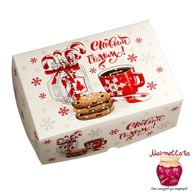 Упаковка для капкейков "Сладкий праздник", 6 ячеек