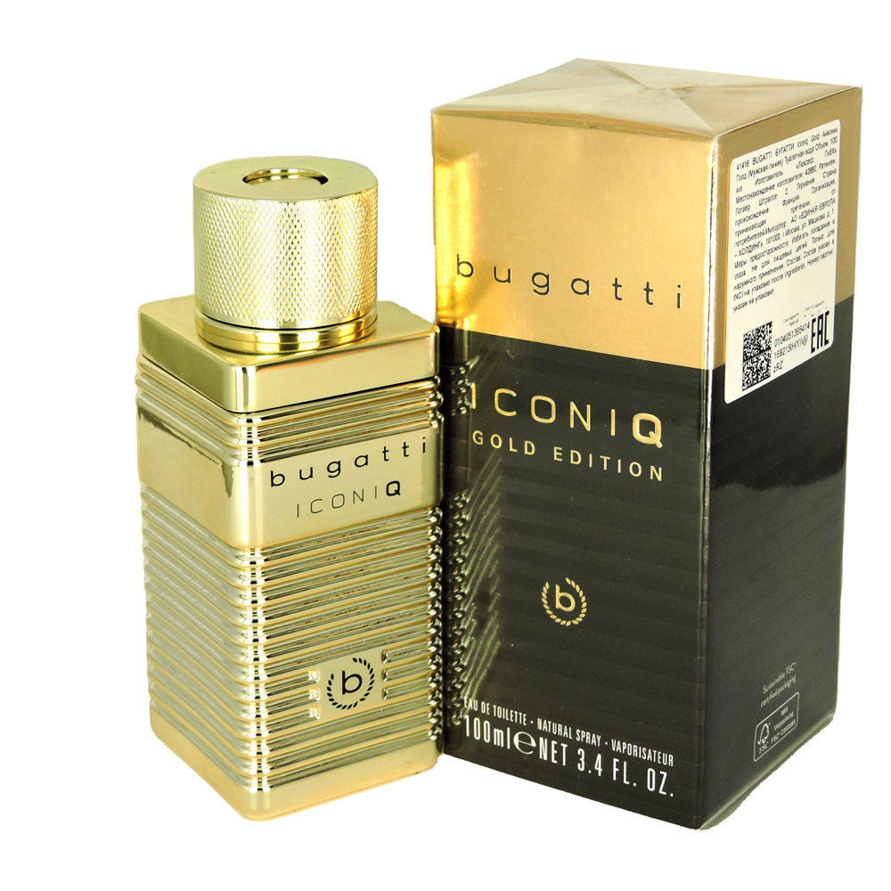 Bugatti IconiQ Gold Edition — туалетная вода для мужчин.