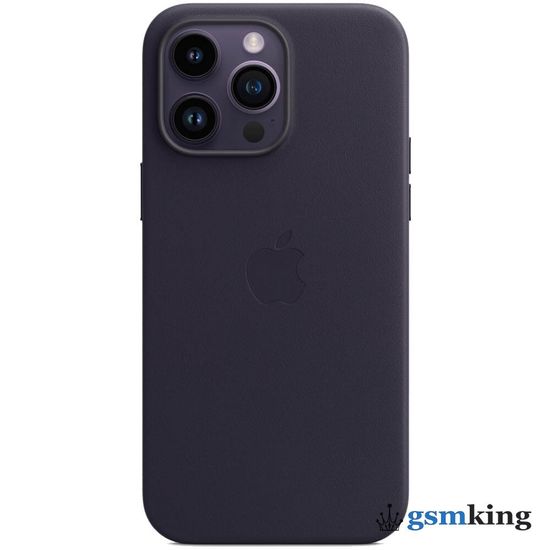 Apple Leather Case with MagSafe iPhone 14 Pro Max Ink (Чёрный) MPPP3ZM/A