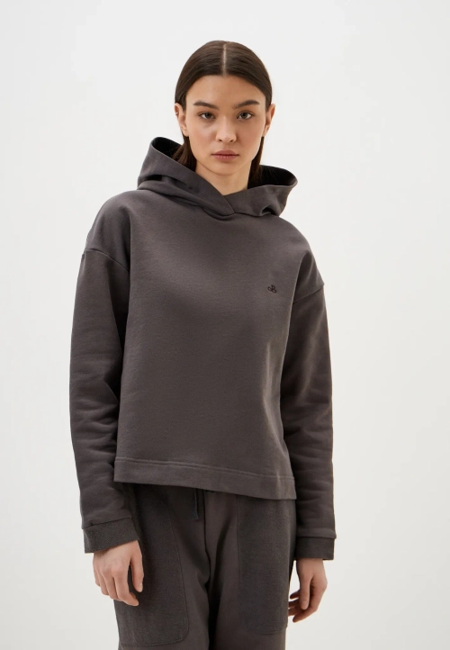 Худи с объёмным капюшоном из итальянского футера