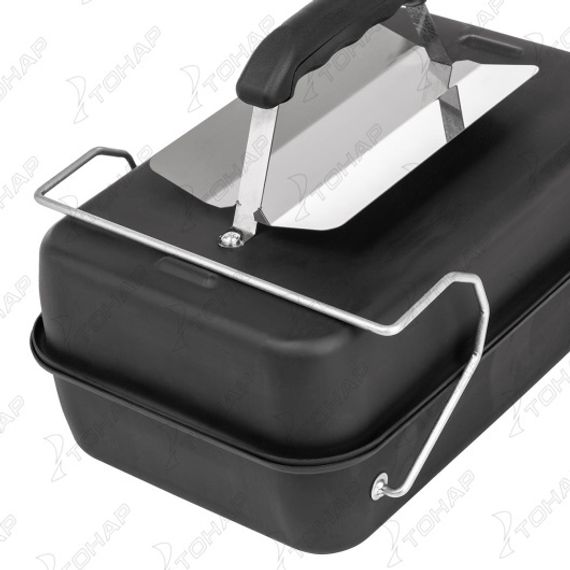 Коптильня с фиксаторами крышки, ст.1мм, термостойкое покрытие (T-HS-KP-02M) Helios (произв-во Тонар)