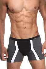 Серо-черные трусы-боксеры Doreanse Supporters Boxer (Размер: XL) (Цвет: серый с чёрным)
