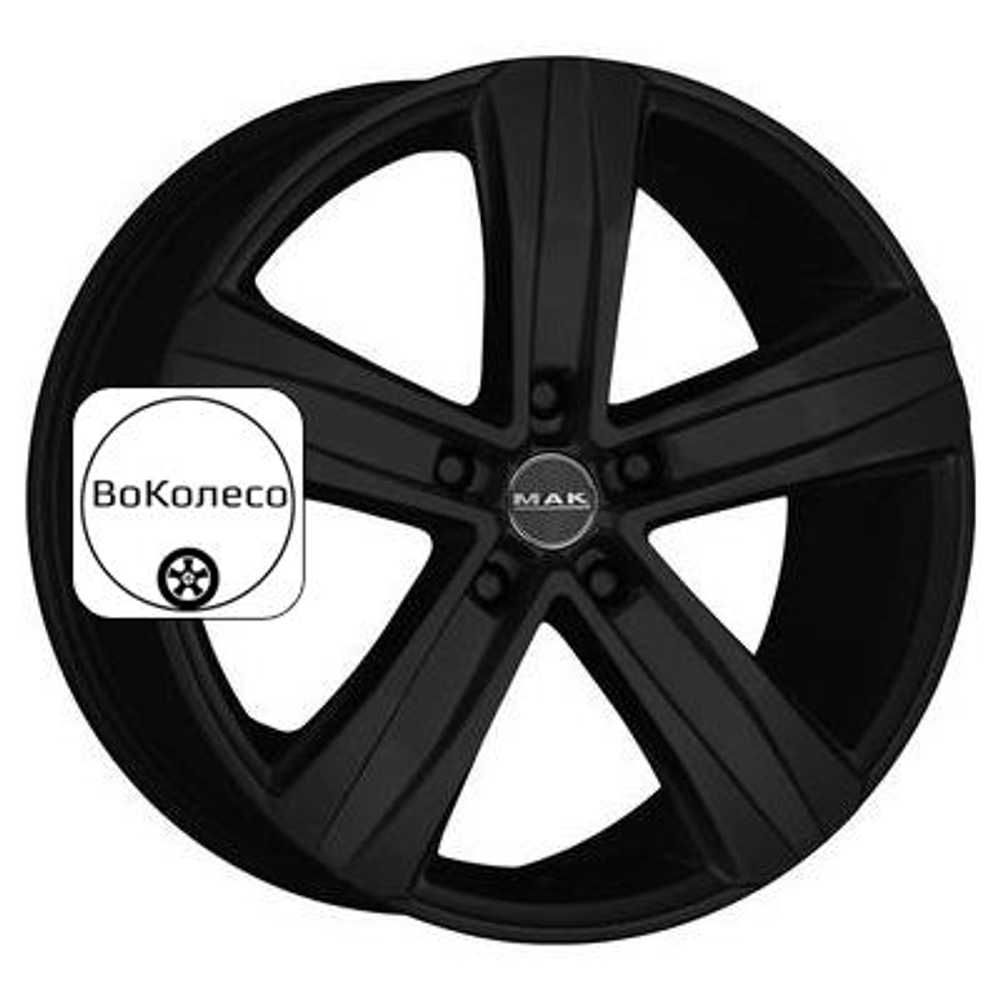 7x17/5x160 ET60 D65,1 Stone 5 3 Gloss Black MAK