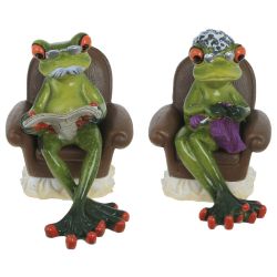 GAEM Фигурка декоративная "Лягушка", L8 W13 H10 см, 2в.