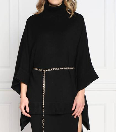 пончо Michael Kors - черный(MF260HNCSN)