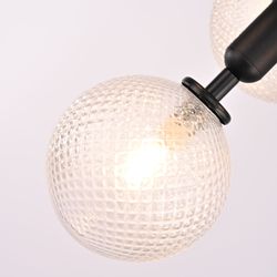 Подвесной светильник RAFFIN 4 Transparent Black