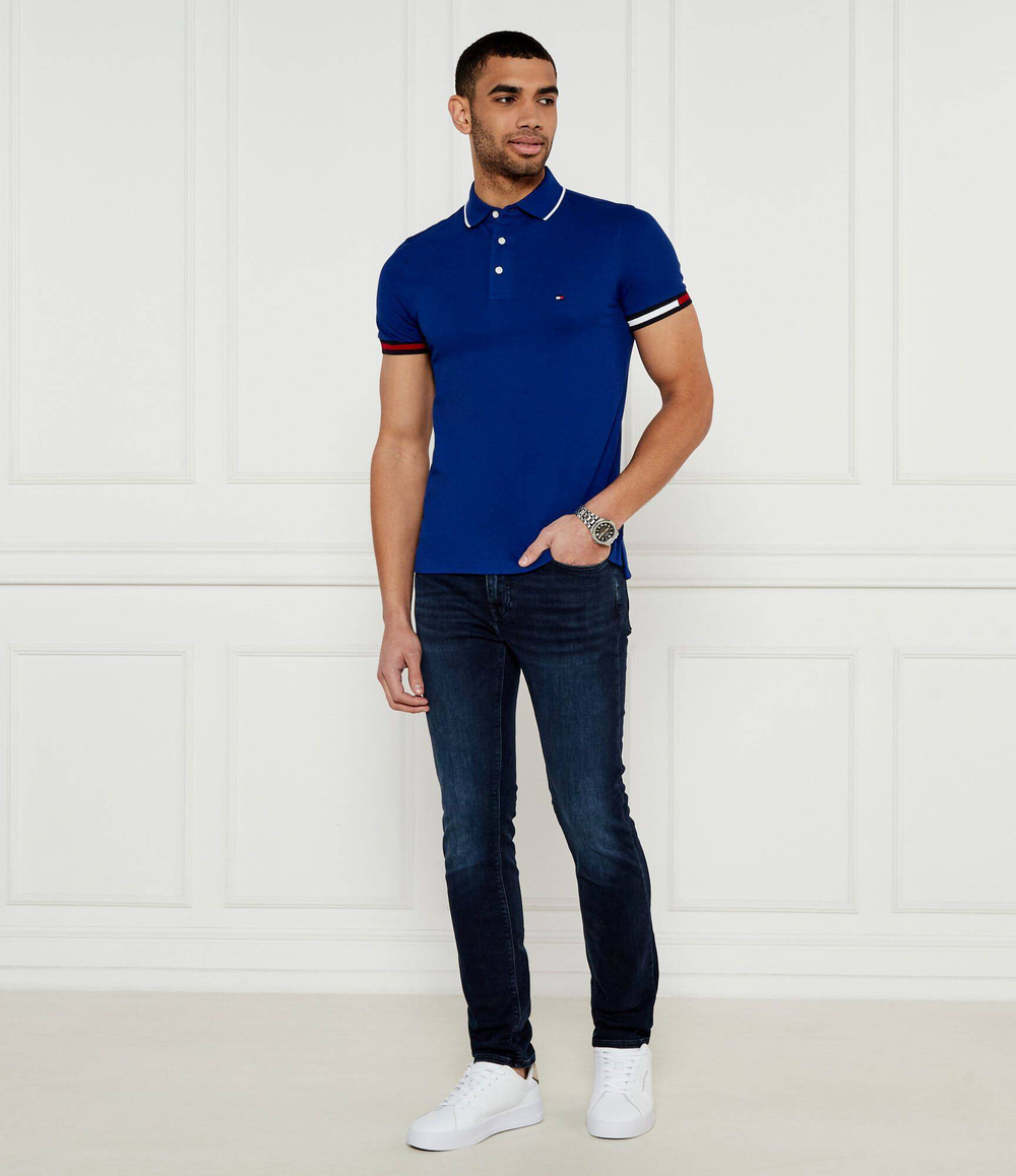 Поло Tommy Hilfiger - темно-синий(MW0MW38458)