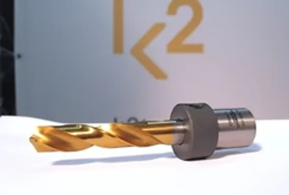 Спиральное сверло по металлу Karnasch HSS-Co5+TiN, Ø3,4х50 мм, арт. 20.1840-004