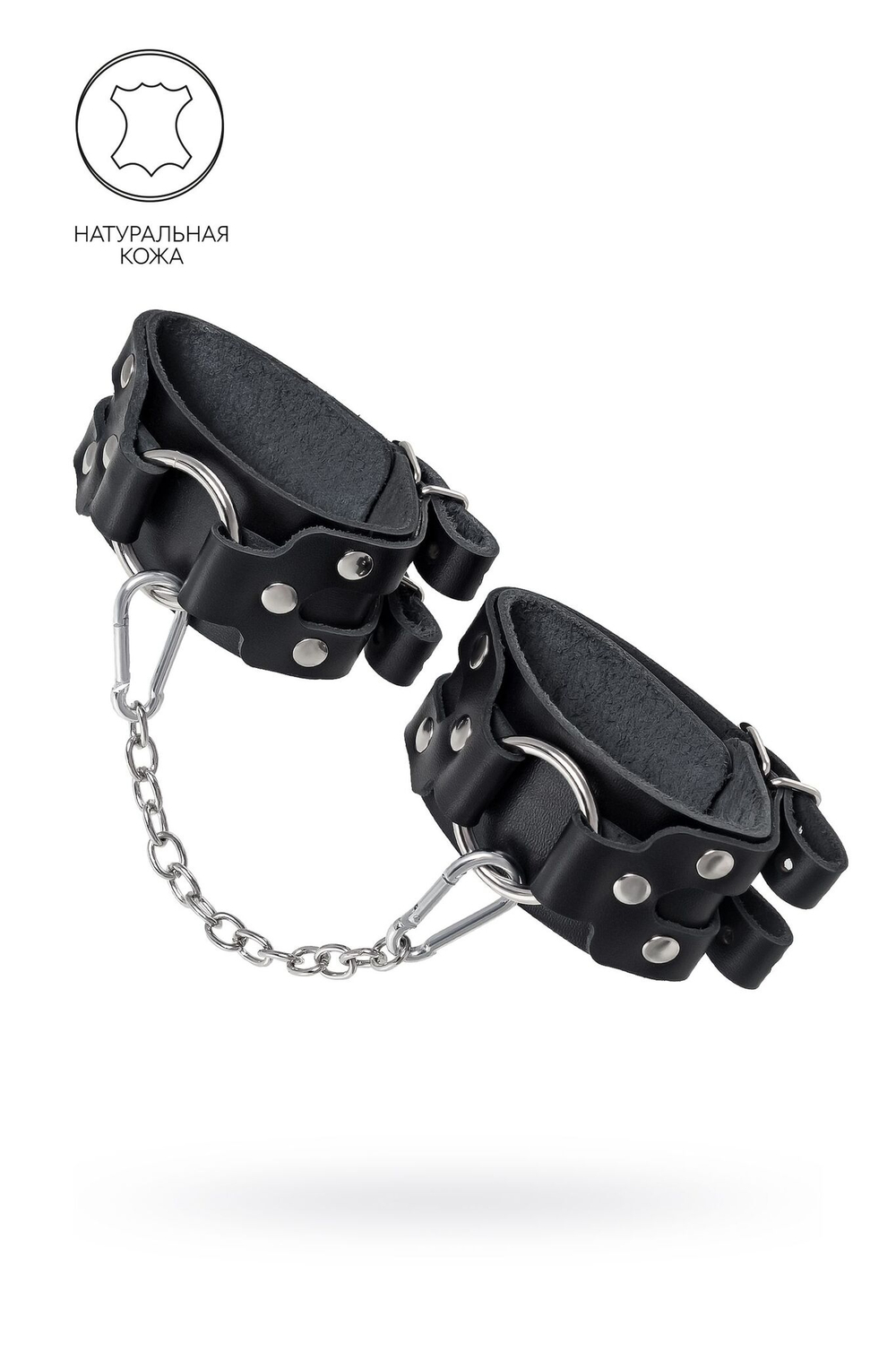Оковы на ноги Pecado 2208 – натуральная кожа, 2 ремешка