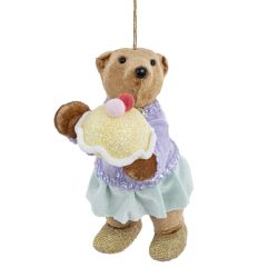 GAEM Изделие декоративное подвесное "Медвежонок", L8 W12 H21 см, 2в.