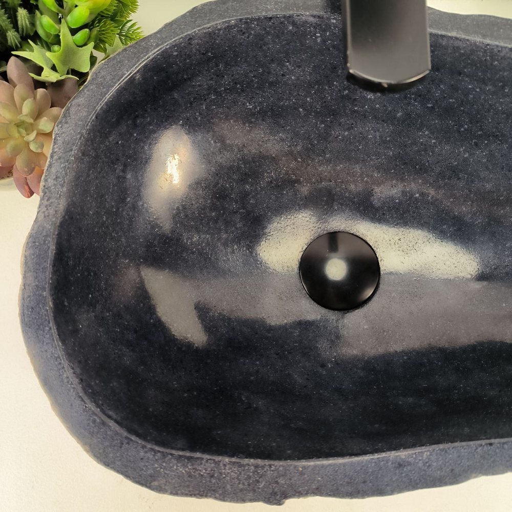 Раковина из речного камня RS-64927 47*33*16 0856