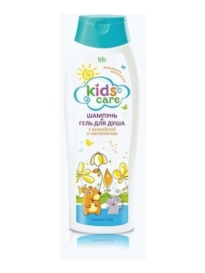 Шампунь-гель детский IRIS (Kids Care) 2в1 календула+ чистотел 400мл