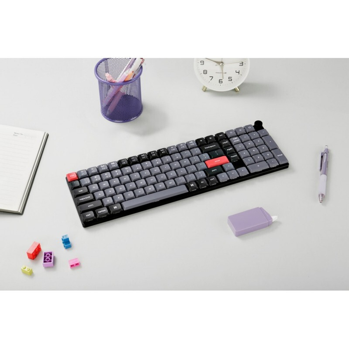 Беспроводная механическая клавиатура QMK Keychron K17 Pro, 103 клавиши, Knob, Hot-Swap, Gateron low profile Red Switch (K17P-H1)