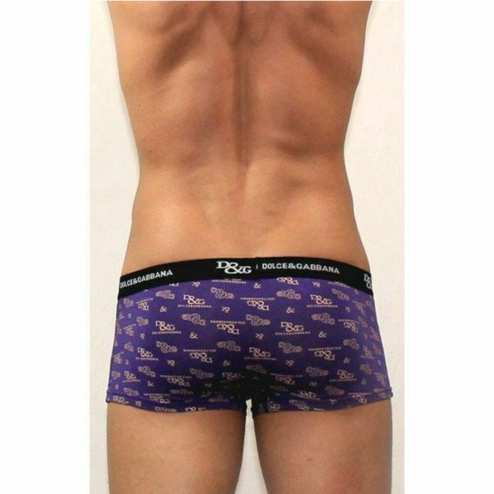 Мужские трусы боксеры фиолетовые D&G Purple Boxer