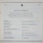 Penderecki / Passio Et Mors Domini Nostri Jesu Christi Secundum Lucam (2LP)