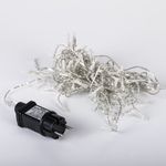 Электрогирлянда уличная ЗОЛОТАЯ СКАЗКА "Бахрома", 100 LED, 2х0,5 м, теплый белый, контроллер, 591299