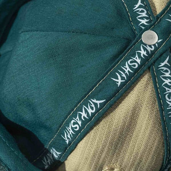 Кепка Velvet Graffiti logo темно-зеленая/песочная - фото 4