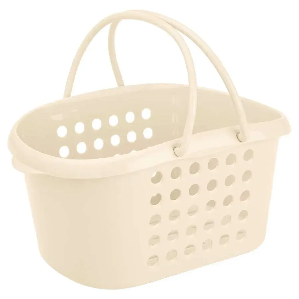 КОРЗИНКА УНИВЕРСАЛЬНАЯ ДИАМЕТР 187 ММ, ВЫСОТА 115 ММ (микс 1) (белый/светло-серый)