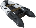 Лодка ПВХ Мастер Лодок Таймень NX2850CKK Слань-книжка киль "Комби" светло-серый/черный