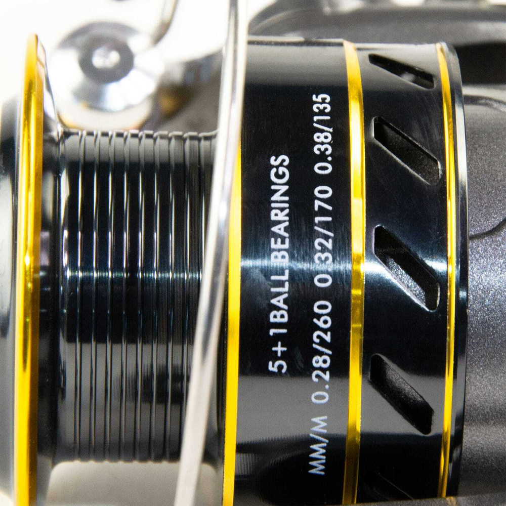 Катушка безынерционная Kaida Discover DIS5000F (5000, 5+1BB, мет.шпуля)