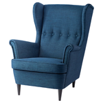 Кресло для отдыха ТОЙВО, тёмно-синий, 82*96*101 см, рогожка