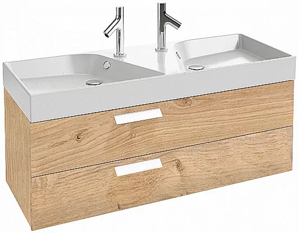 Тумба с раковиной Jacob Delafon RYTHMIK 120 EB1305-E70+EXM112-Z-00 арлингтонский дуб