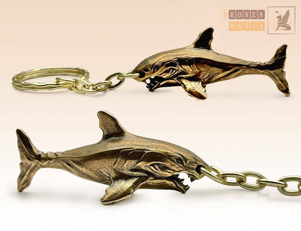 брелок Рыба Большая белая акула