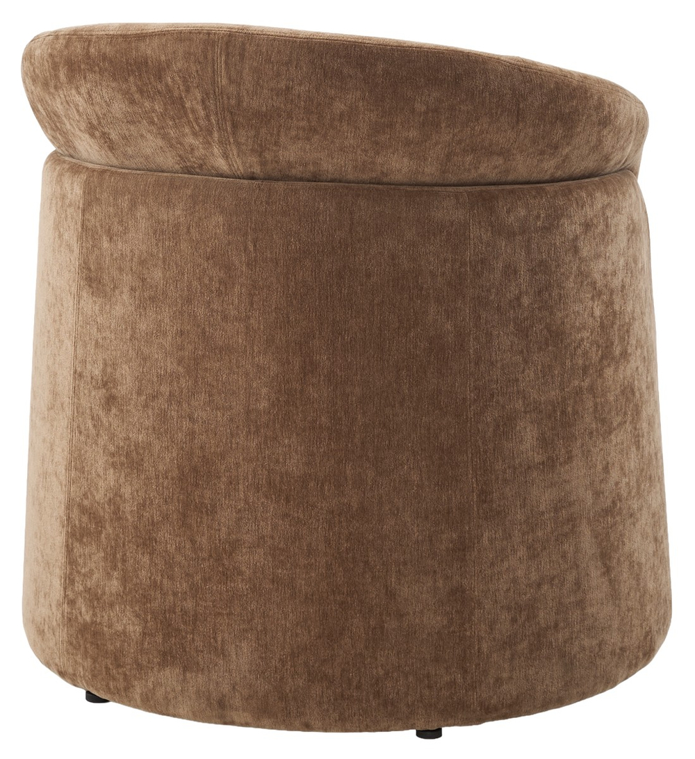 Кресло М-City DISAUR +Оттоманка Хаг (Hug) At5139-13 Коричневый, ткань, каркас Металл В Обивке