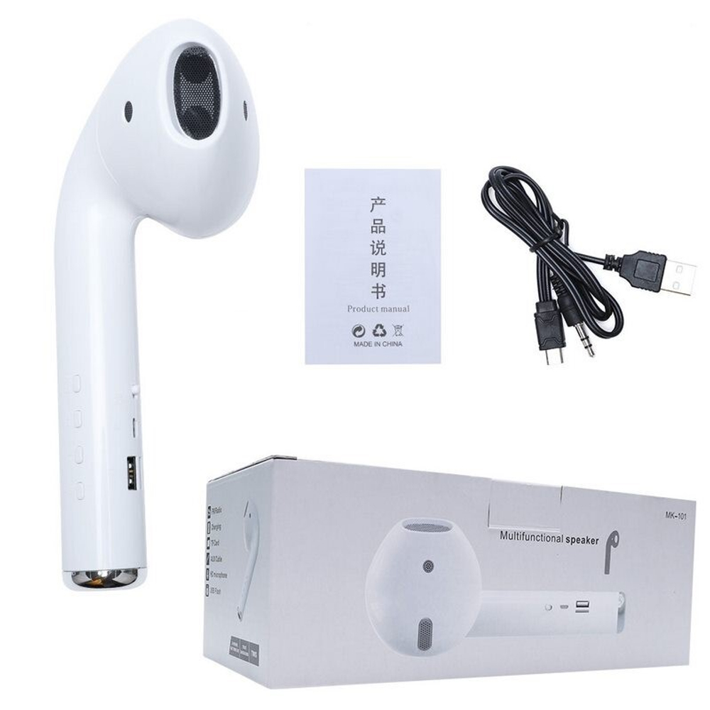 Колонка - Bluetooth MK-101 (белый)