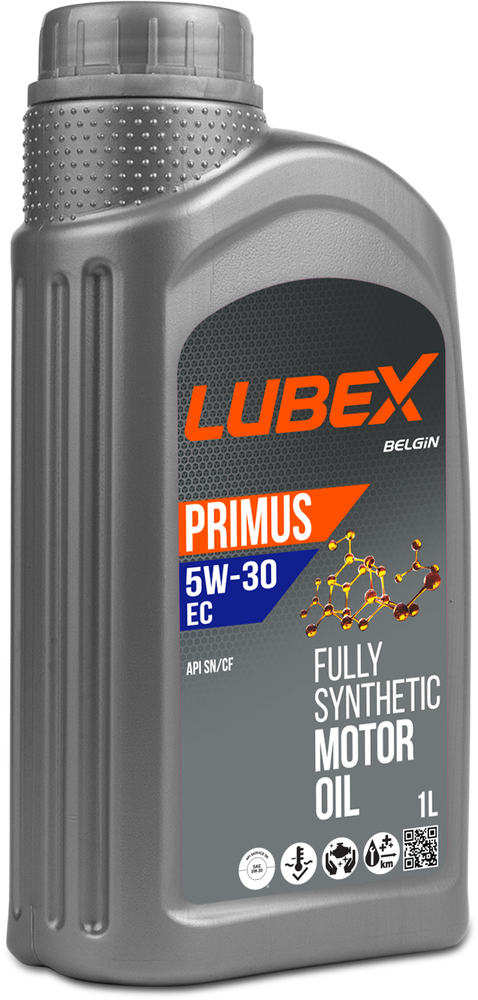 Синтетическое моторное масло  LUBEX Primus EC 5W-30  1л