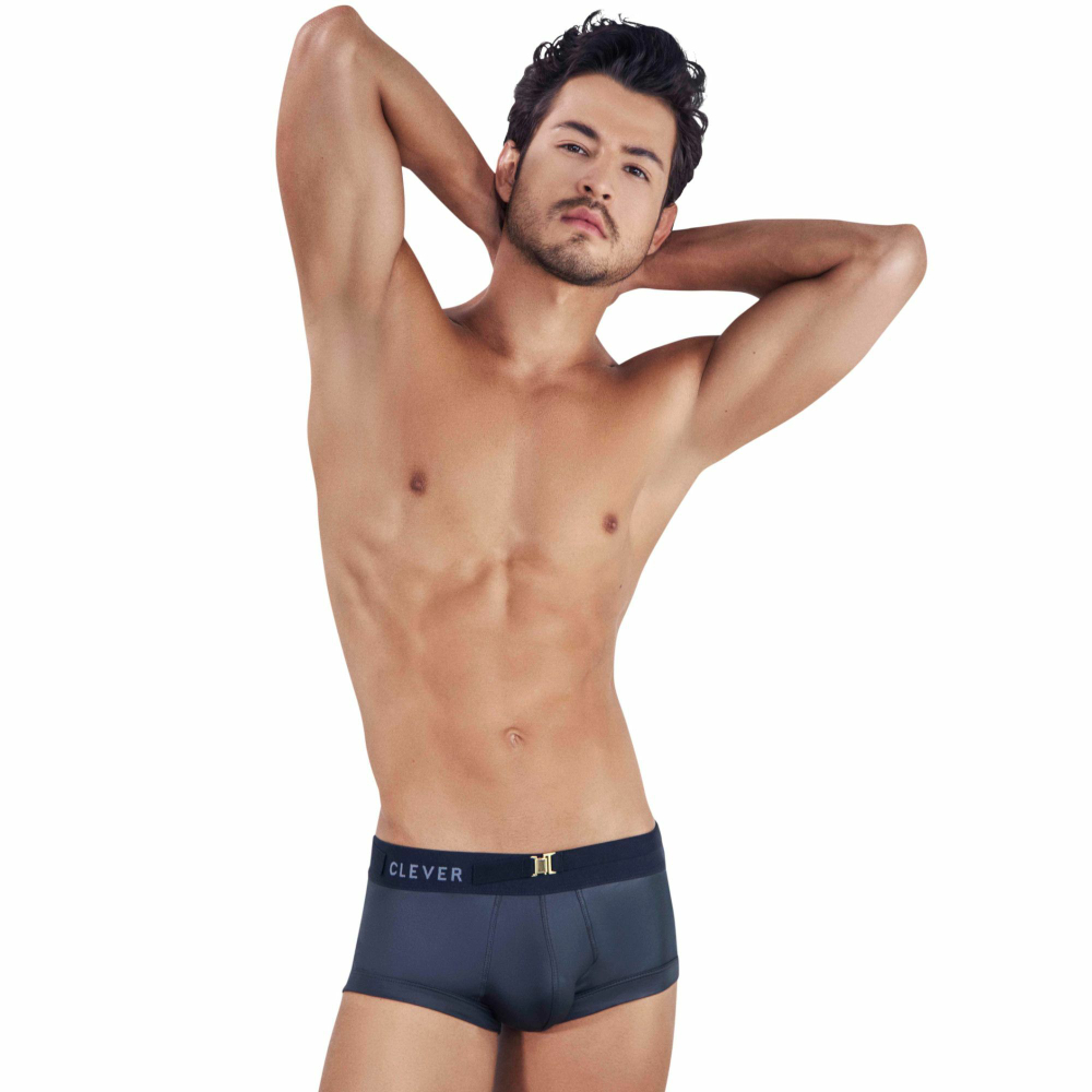 Черные мужские трусы-хипсы с декоративным пояском Misty Trunks (Размер: S) (Цвет: черный)