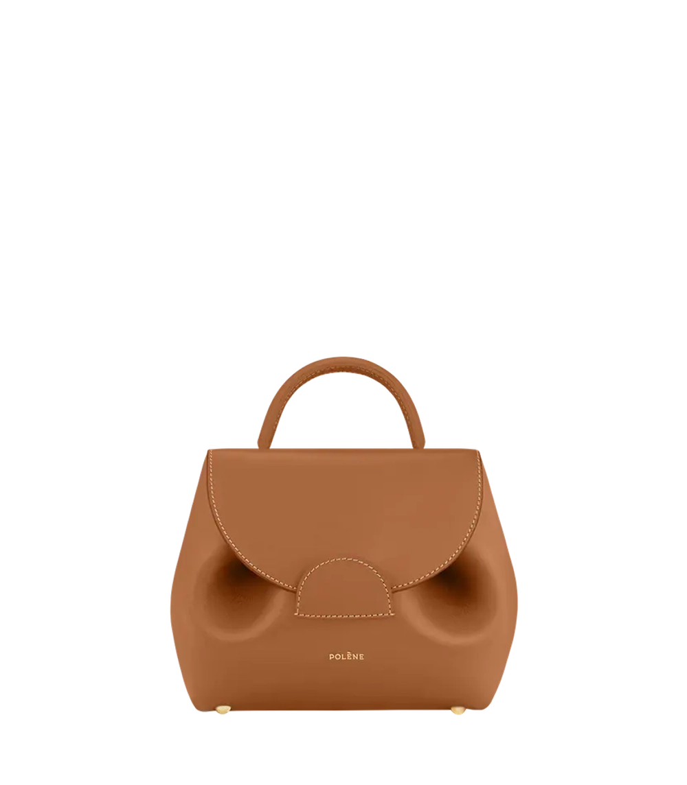 POLENE СУМКА NUMERO UN NANO, РЫЖЕВАТО-КОРИЧНЕВЫЙ