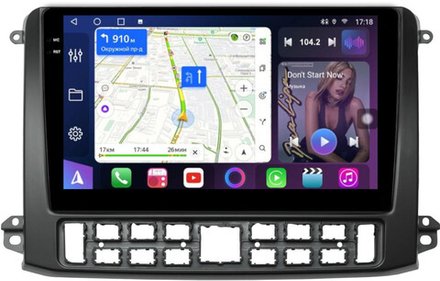 Магнитола для ГАЗ Газель НН 2019+, Соболь НН 2022+ (рамка черная) - FarCar 9711B монитор 10.36" QLED на Android 14, TS18, CarPlay, 4G SIM-слот