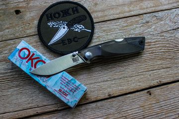 Складной нож Ontario 8798SMK Wraith Ice Series Smoke c клинком из стали 1.4116 Krupp (X50CrMoV15) рукоять ABS-пластик