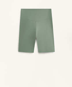 OYSHO Легинсы-велосипедки Comfortlux с высокой посадкой длиной 20 см, бледно-зеленый