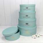 Коробка 37.5х14.5 см Набор 5 шт "The Secret Garden" (Голубой)