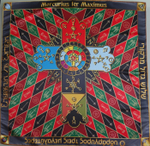 Церемониальная скатерть Розы и креста Символ Ордена Золотой Зари