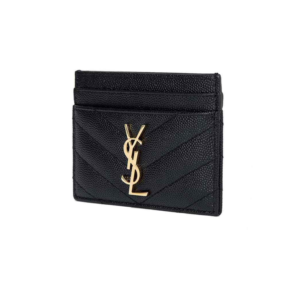 Картхолдеры и кошельки SAINT LAURENT YSL CASSANDRE, 423291-BOW01-1000