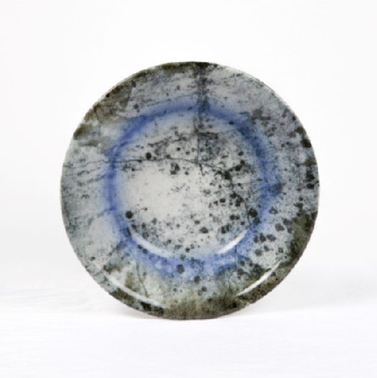 Тарелка Круглая D=27 См., Плоская, Фарфор Цвет Синий Комб., Storm GBSEO27DUR1476