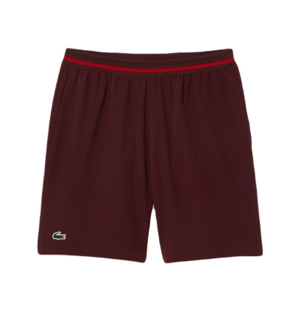 Мужские теннисные шорты Lacoste Tennis x Novak Djokovic Sportsuit - Коричневый