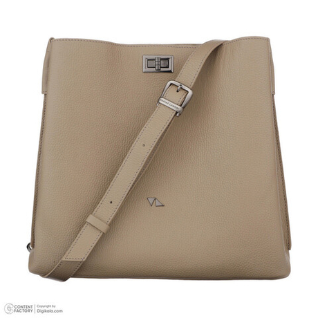 Женская сумка тоут 849 из натуральной кожи бежевая Иран