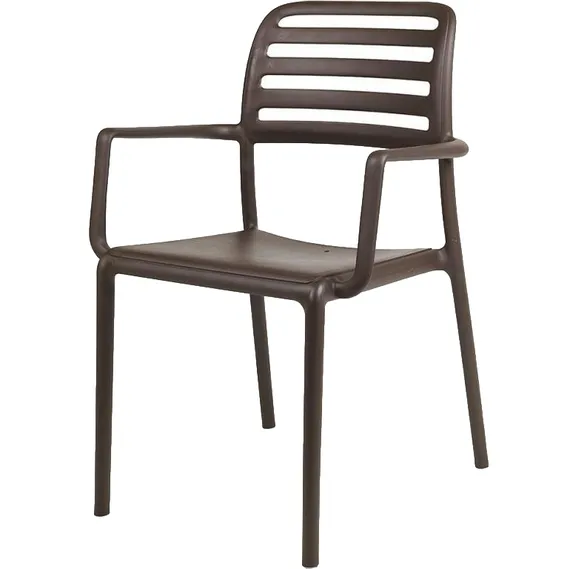 Пластиковый стул Costa темно-коричневый | Nardi | Италия