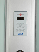 Душевая кабина WeltWasser  WW500 WERRA  904 90х90 см,  прозрачное стекло, поддон низкий, крыша, гидромассаж
