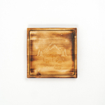 Менажница из кедра для подачи блюд и закусок с гравировкой "Never stop dreaming"