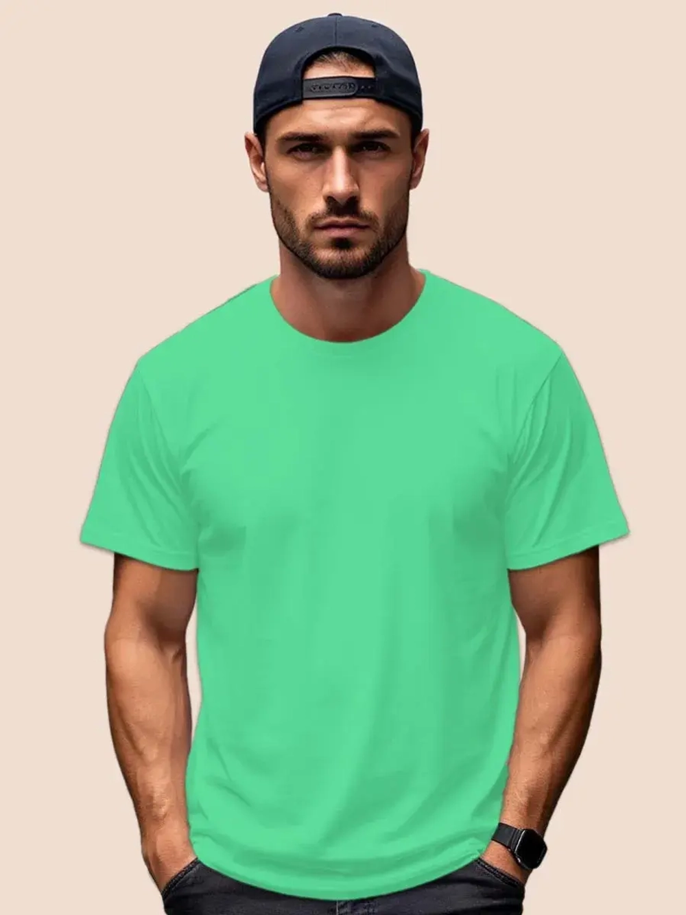 Футболка Взрослая.Премиум однотонная.Набор 2 шт