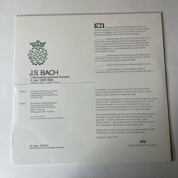 Винтажная виниловая пластинка LP J. S. Bach Бах, Nikolaus Harnoncourt, G nter Noris, 1721 1971, Бранденбургские концерты Brandenburgisches Konzert 1 F dur (Германия 1971)