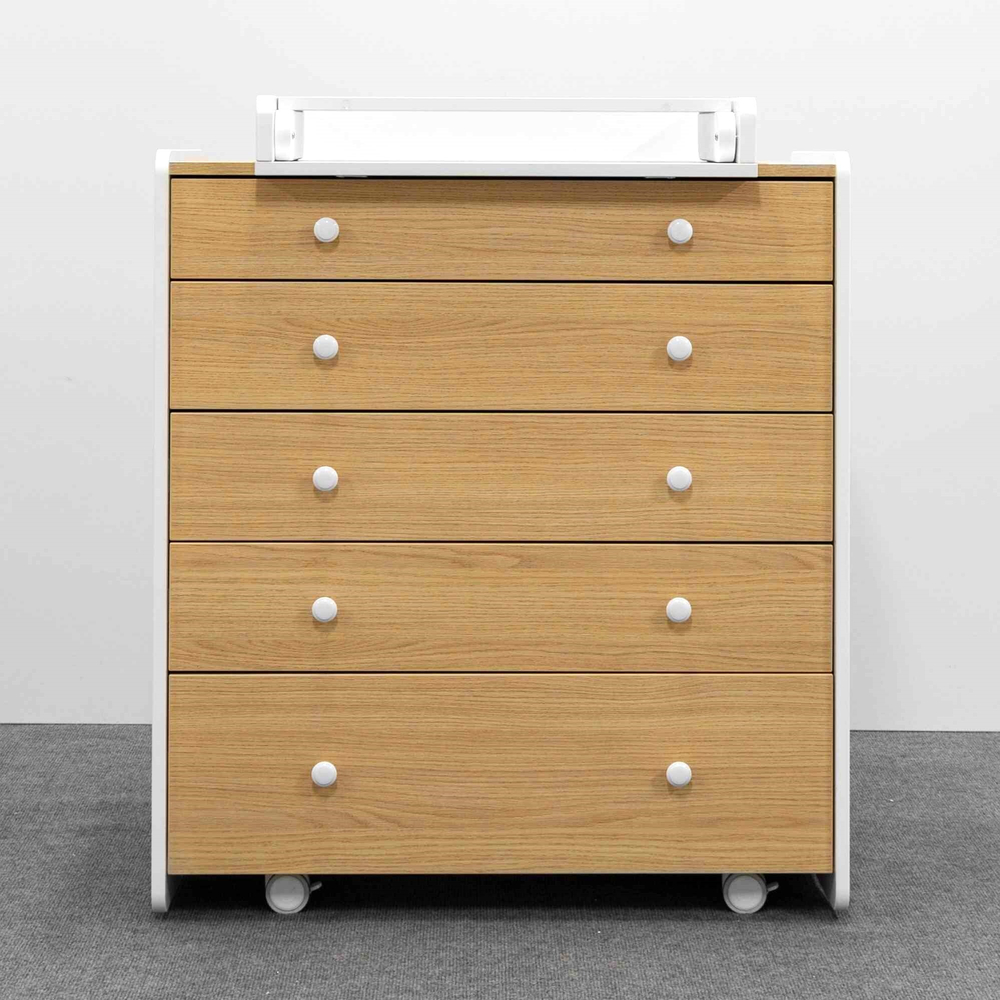 Детский пеленальный комод Antemi Mari, Белый/Винченцо