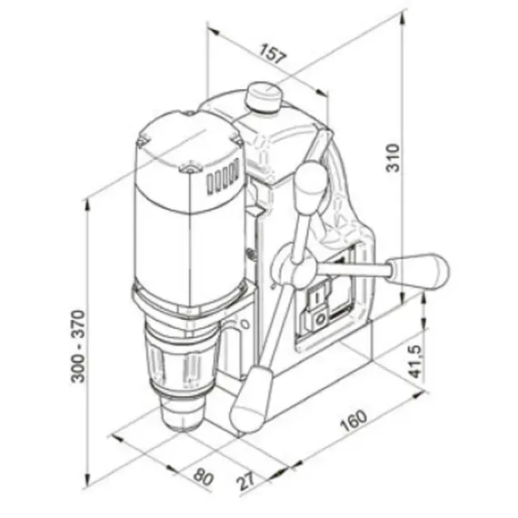 Магнитный сверлильный станок BDS MAB-100