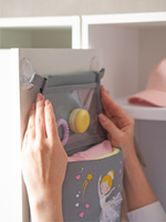 Кармашки для детского сада, на липучке. Балерина с объёмной юбкой