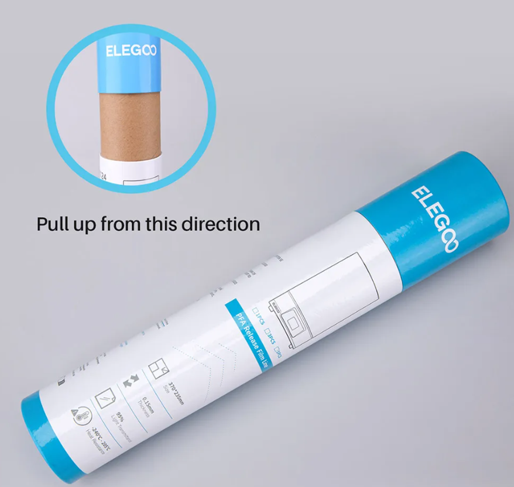 PFA‑плёнка ELEGOO (5 шт.) для Jupiter SE: повышенная стойкость к УФ и смоле, лёгкое отделение моделей